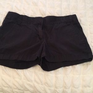 Black chino shorts